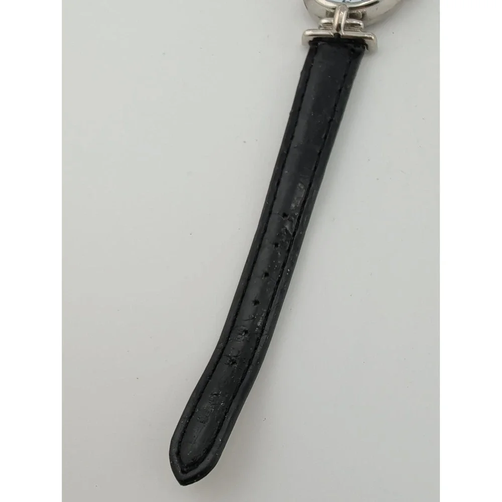 Vintage Watch-It Watch Women's Abalone Dial Faux Leather 6.5